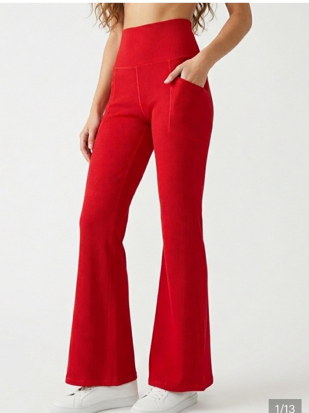 Athleta Salutation Stash Rib, Flare Leggings